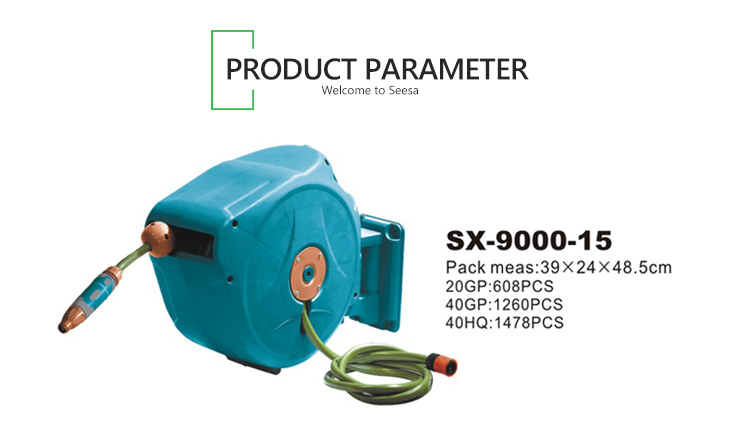 Professional Metal Hose Reel Cart Профессиональный металлический шланг Катушка тележка