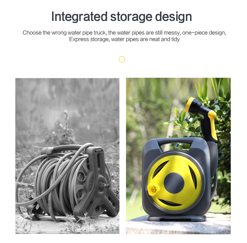 конструкция катушки и тележки для шланга для газона