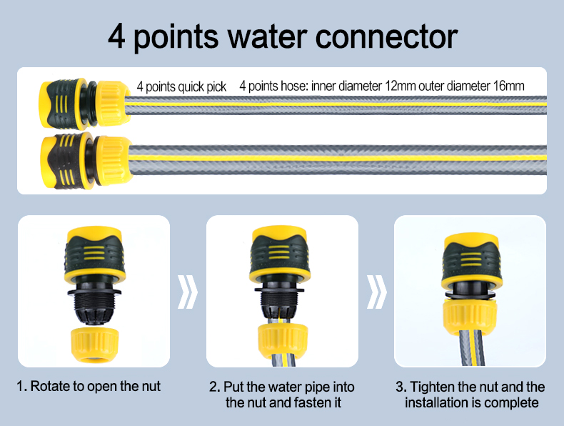 Детали садовой прочной поворотной катушки и тележки для шланга