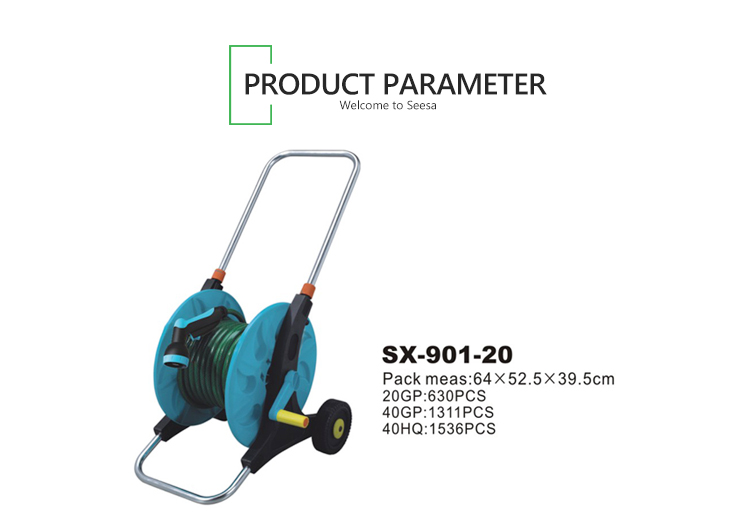 Двухколесная тележка для катушки для шланга для газона