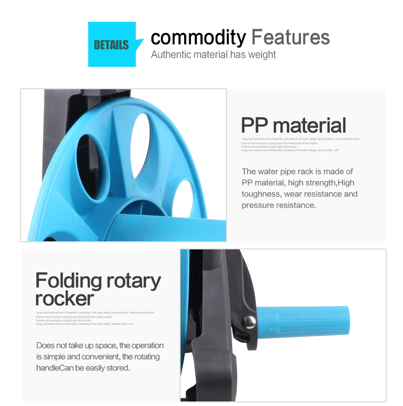 Особенности садовой прочной поворотной катушки и тележки для шланга