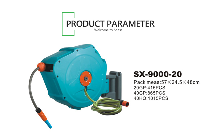 Параметр тележки для катушки с алюминиевым водяным шлангом