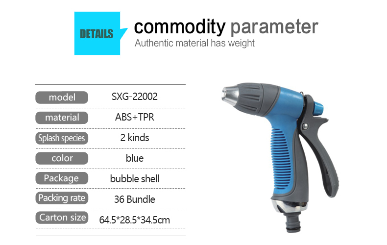 Насадка для садового водяного пистолета